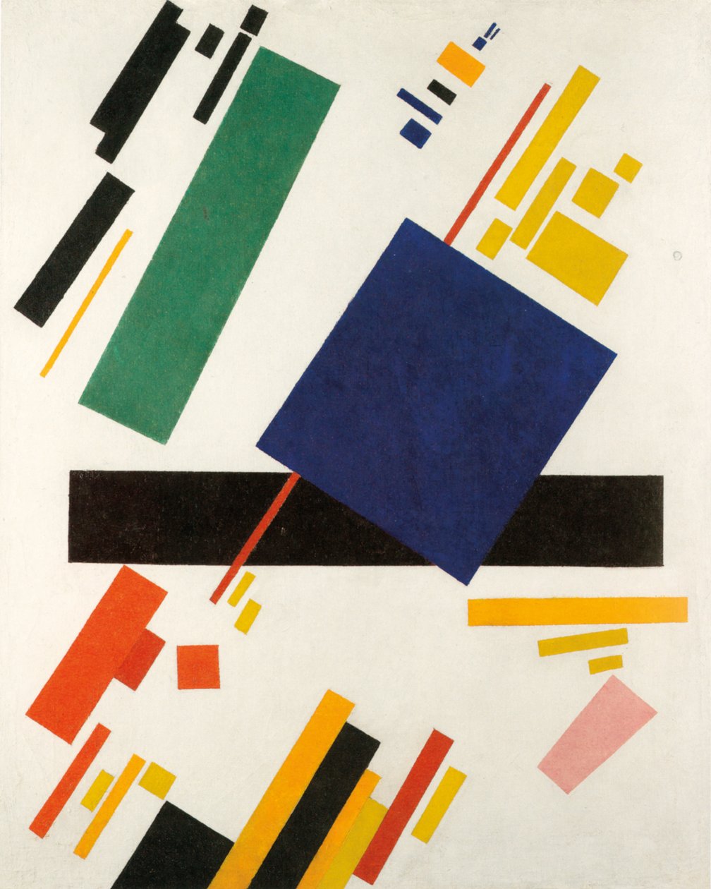 Composição Suprematista, 1916 de Kazimir Severinovich Malevich