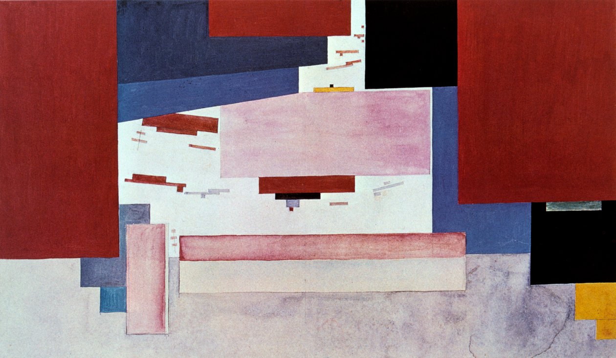 Variações suprematistas, 1919 de Kazimir Severinovich Malevich
