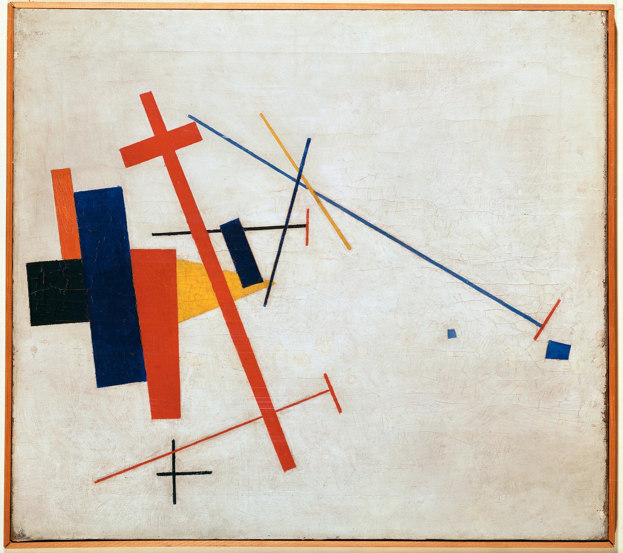 Komposição Suprematista (óleo sobre tela) de Kazimir Severinovich Malevich