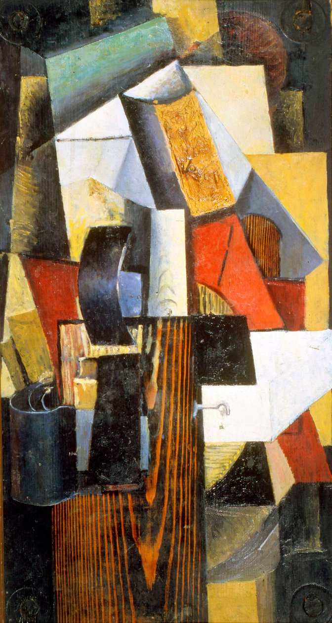 A estação sem parar. Kuntsevo, 1913 de Kazimir Severinovich Malevich