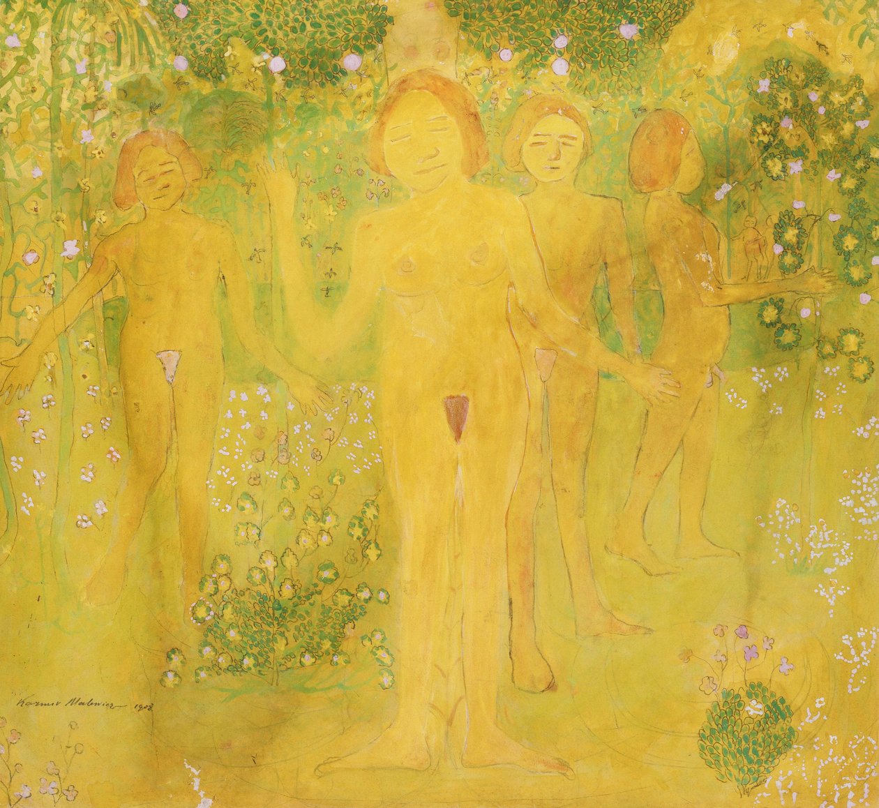O Segredo da Tentação, 1908 de Kazimir Severinovich Malevich