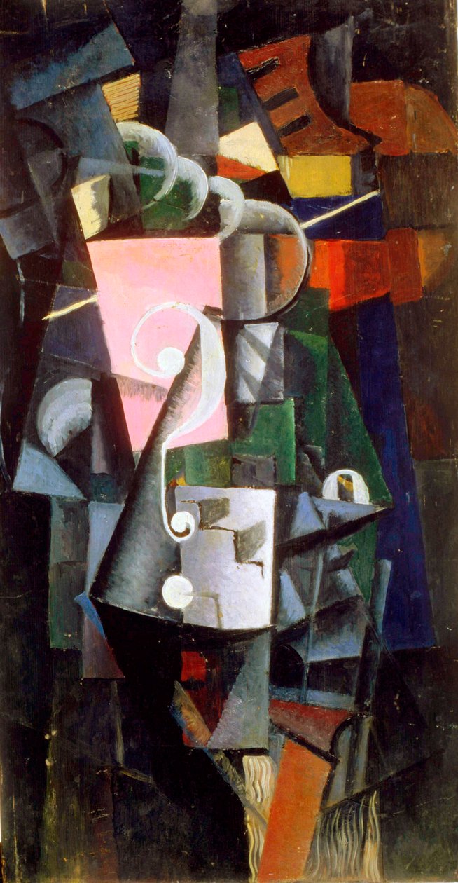 Caixão de toalete, 1913. de Kazimir Severinovich Malevich