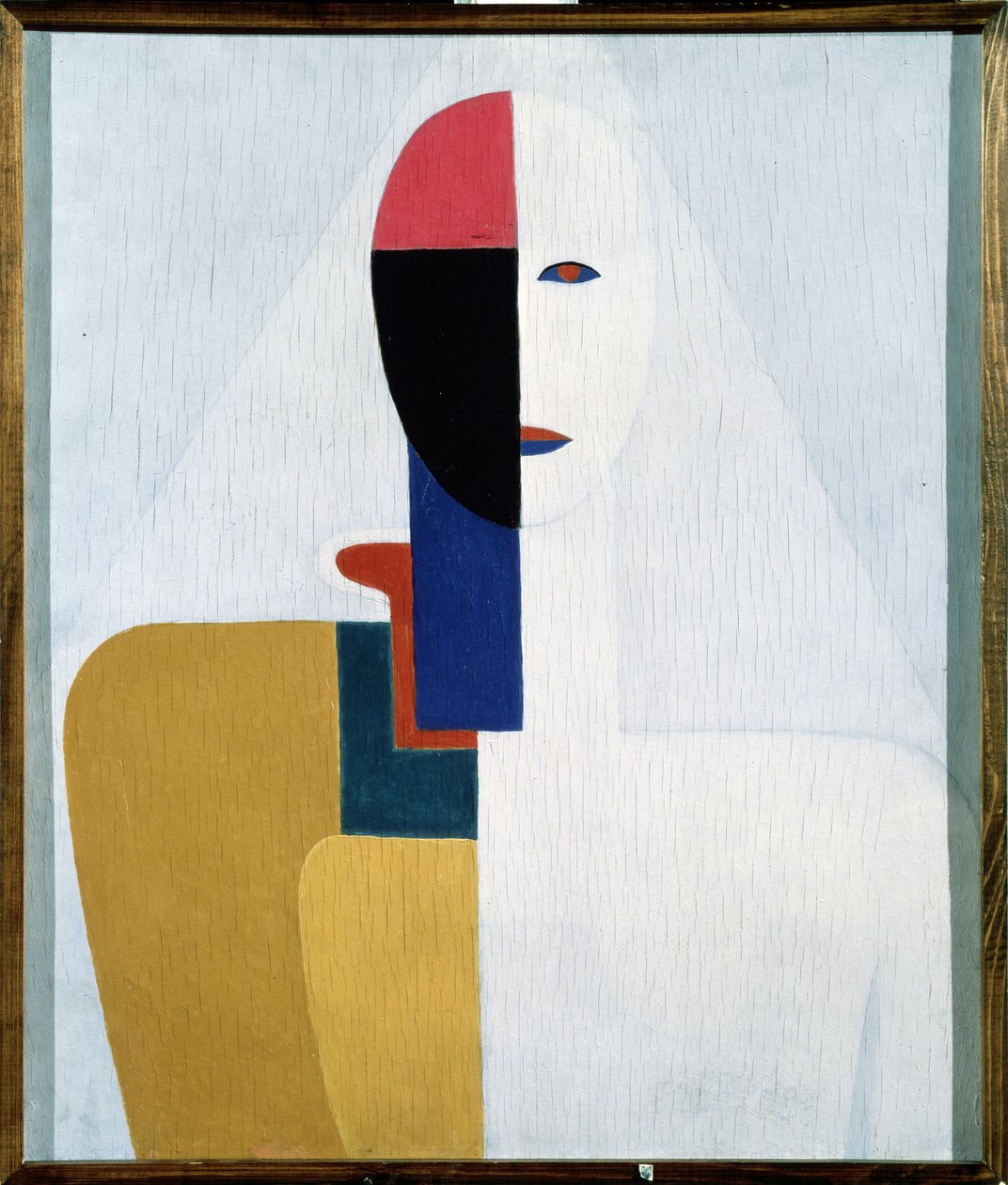 Torse de femme (Torso de uma Mulher). Peinture de Kasimir Severinovich Malevitch (Malevich, Malevic) (1878-1935), huile sur bois. Art russe, 20e siecle, avant garde, suprematisme, constructivisme. Museu Estatal Russo, São Petersburgo. de Kazimir Severinovich Malevich