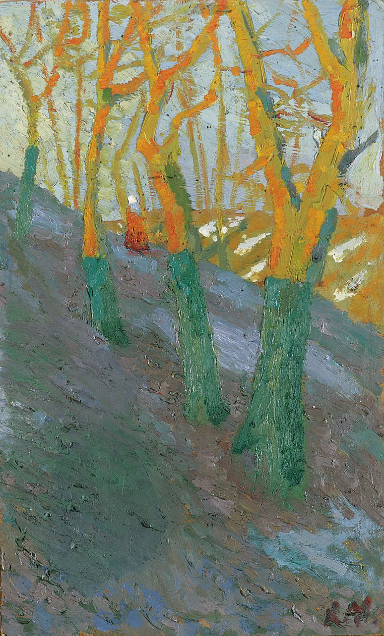 Árvores, c.1904 de Kazimir Severinovich Malevich