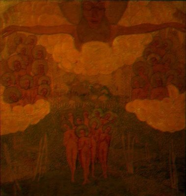 Triunfo dos Céus, estudar para um fresco de Kazimir Severinovich Malevich