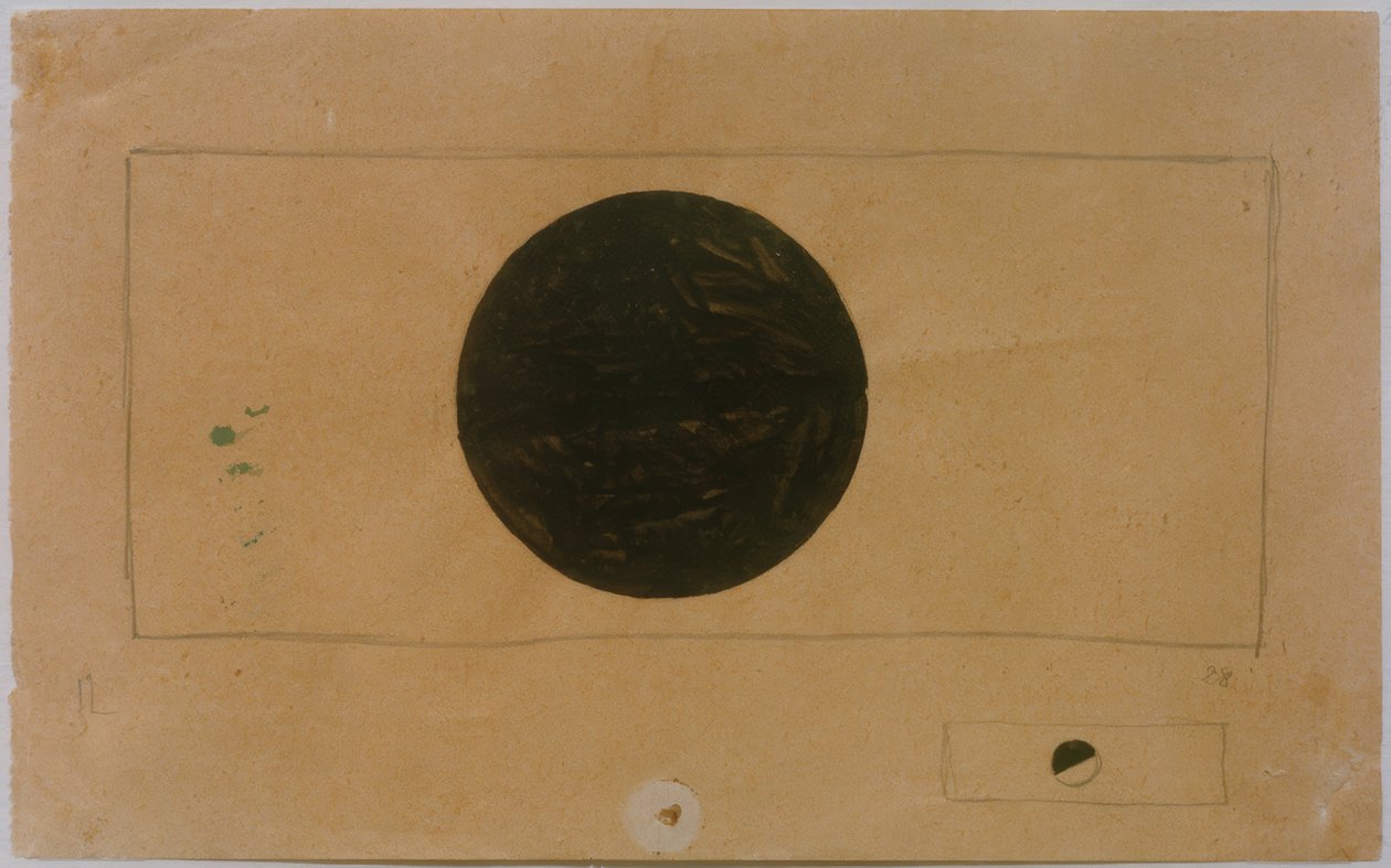 Duas composições suprematistas com círculos de Kazimir Severinovich Malevich