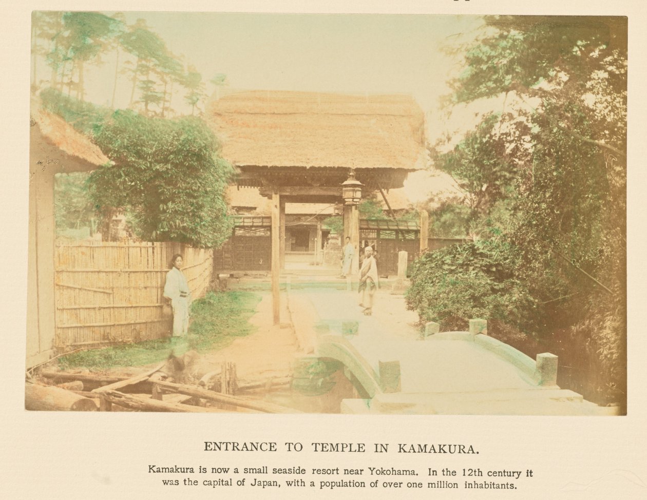 Entrada do templo em Kamakura de Kazumasa Ogawa