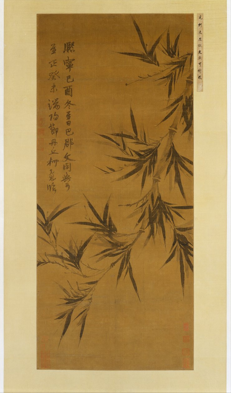 Bambu após Wen Tong de Ke Jiusi