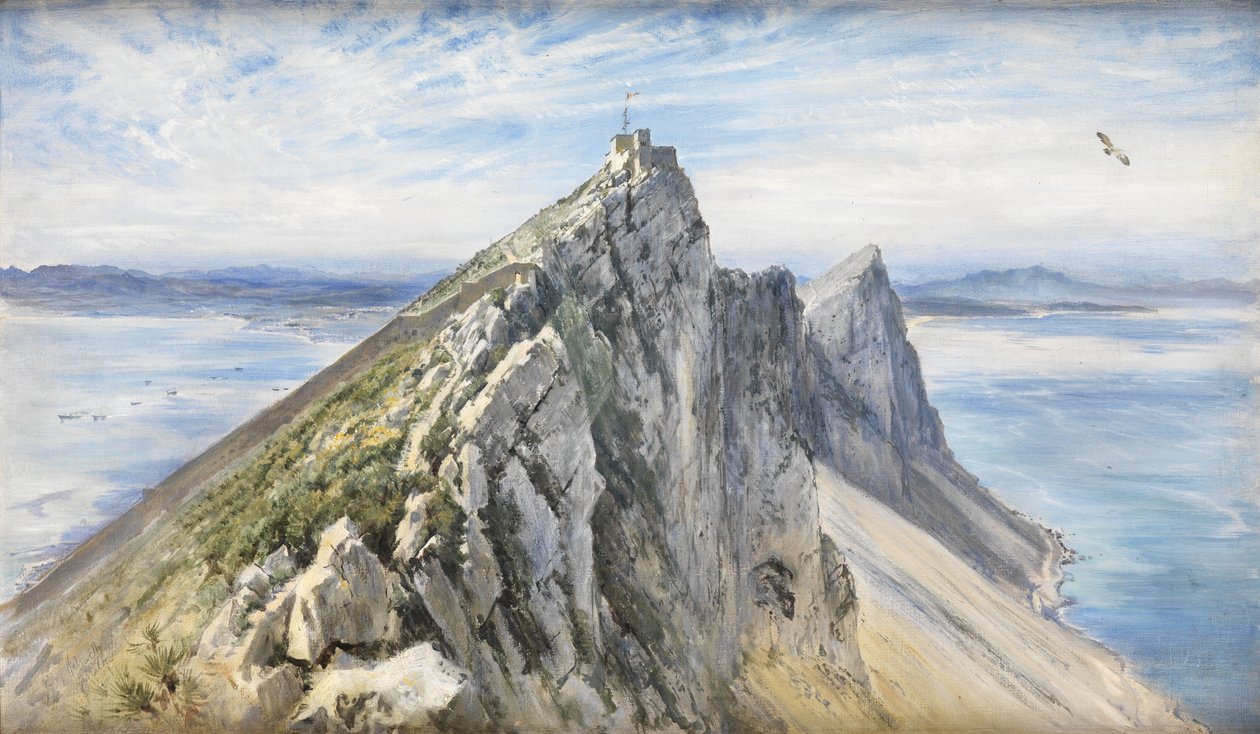 Gibraltar, da costa espanhola de Keeley Halswelle