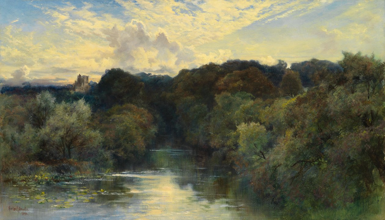 No Greta, Yorkshire, 1890 de Keeley Halswelle