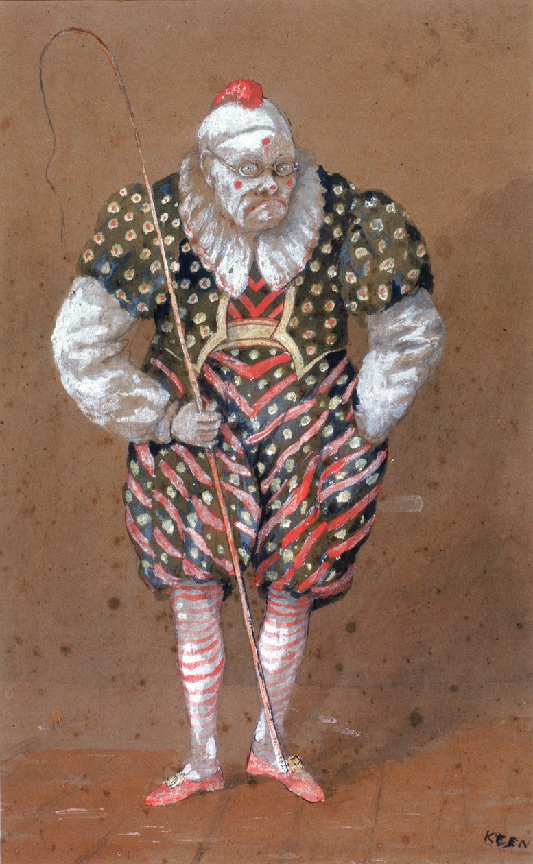Billy Purvis (bodycolour, tinta, lápis e wc no papel) de Keen