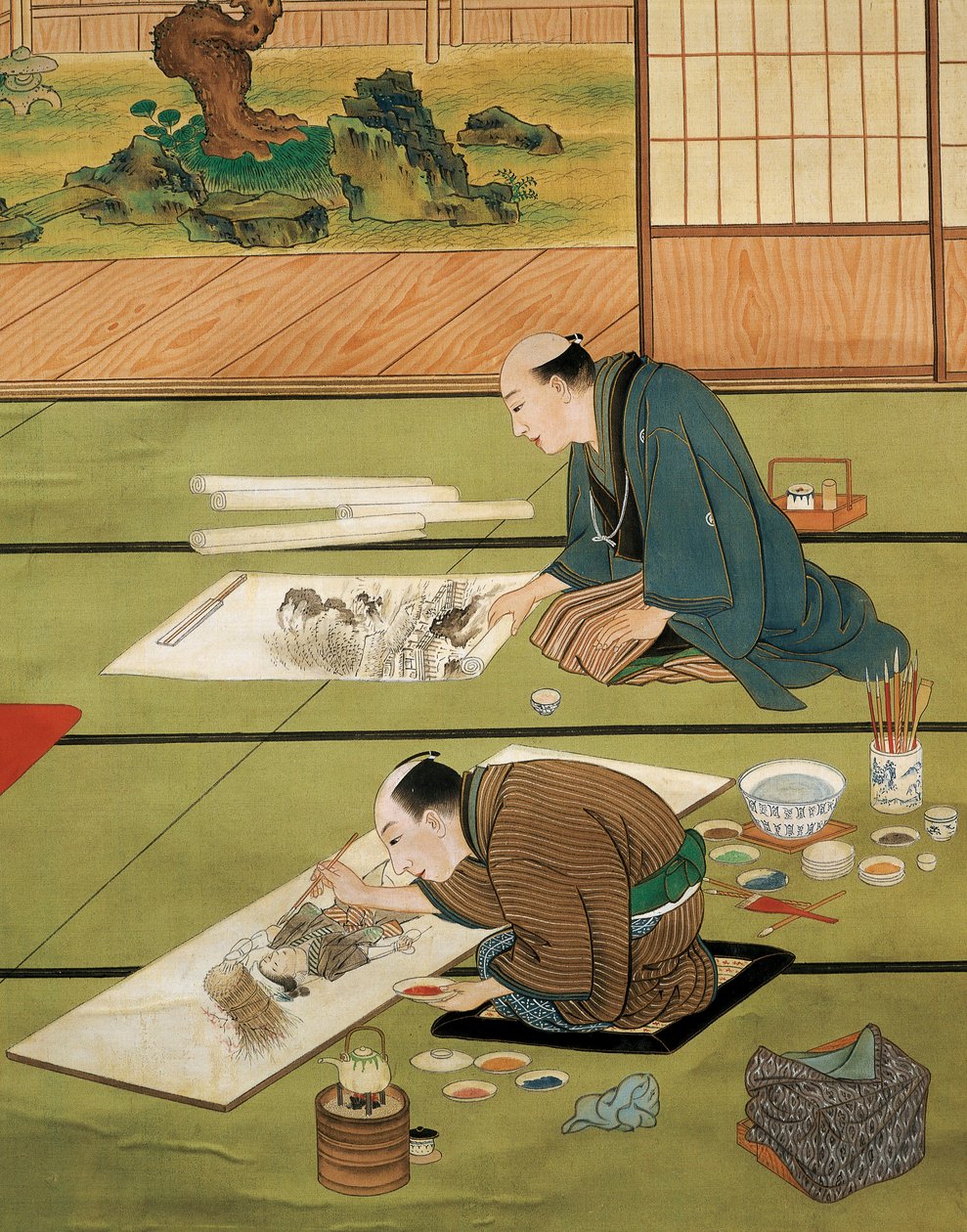 Holanda, Leiden, Atelier de Pintura de Keiga Kawahara