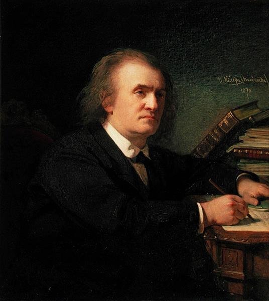 Retrato de Alexandre Serov (1820-71), 1870 de Keller Vyliandi J.P. Keller Vyliandi J.P.