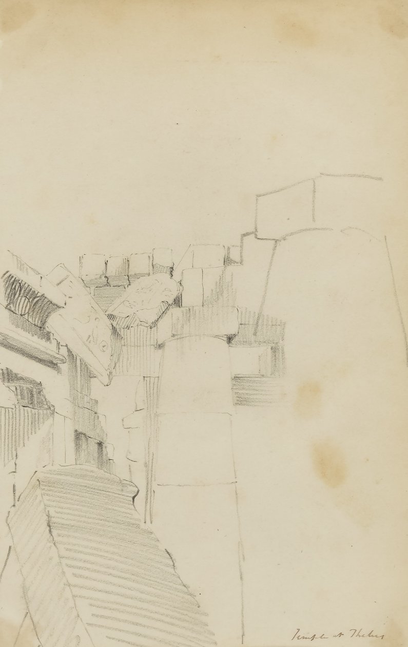 Templo de Tebas, Egito de Kellogg, Miner Kilbourne