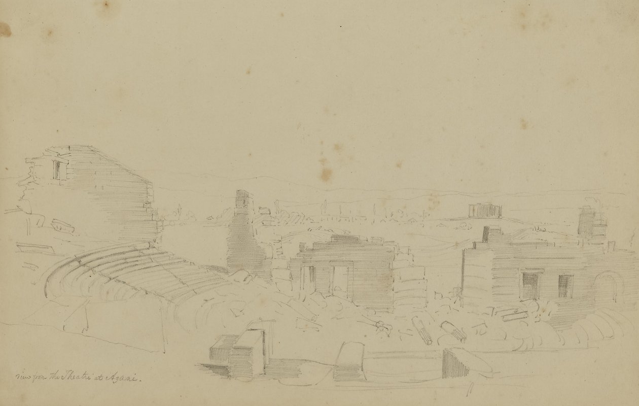 Vista do teatro no Azani de Kellogg, Miner Kilbourne