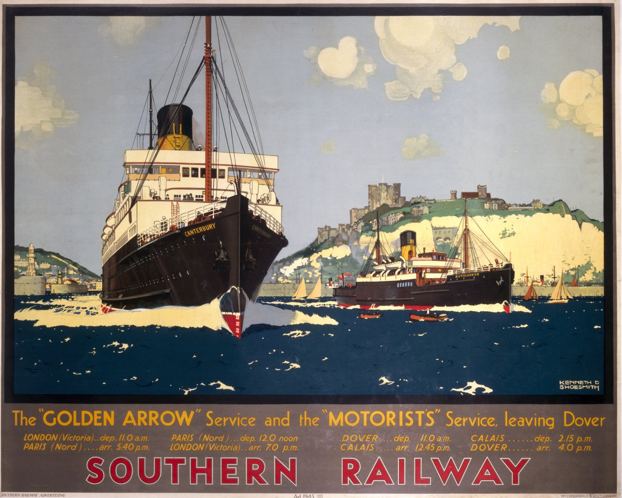 O Serviço Golden Arrow e o Serviço de Motoristas Deixam Dover de Kenneth Shoesmith