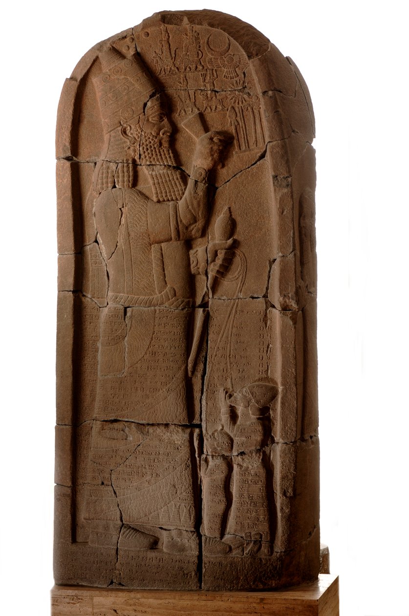 Museu de Berlim, Faraós da Núbia, Estela de Esarhaddon de Zenjirili, estela de Nastasen..., 2007 (foto) de Kenneth Garrett