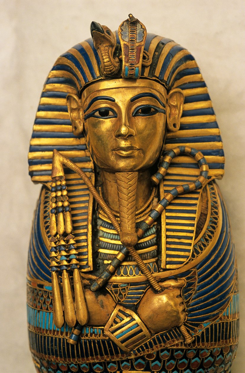 Caixão para vísceras, Tutankhamon; Exposição; Catálogo; Novo Reino; Egipto;, 2009 (foto) de Kenneth Garrett