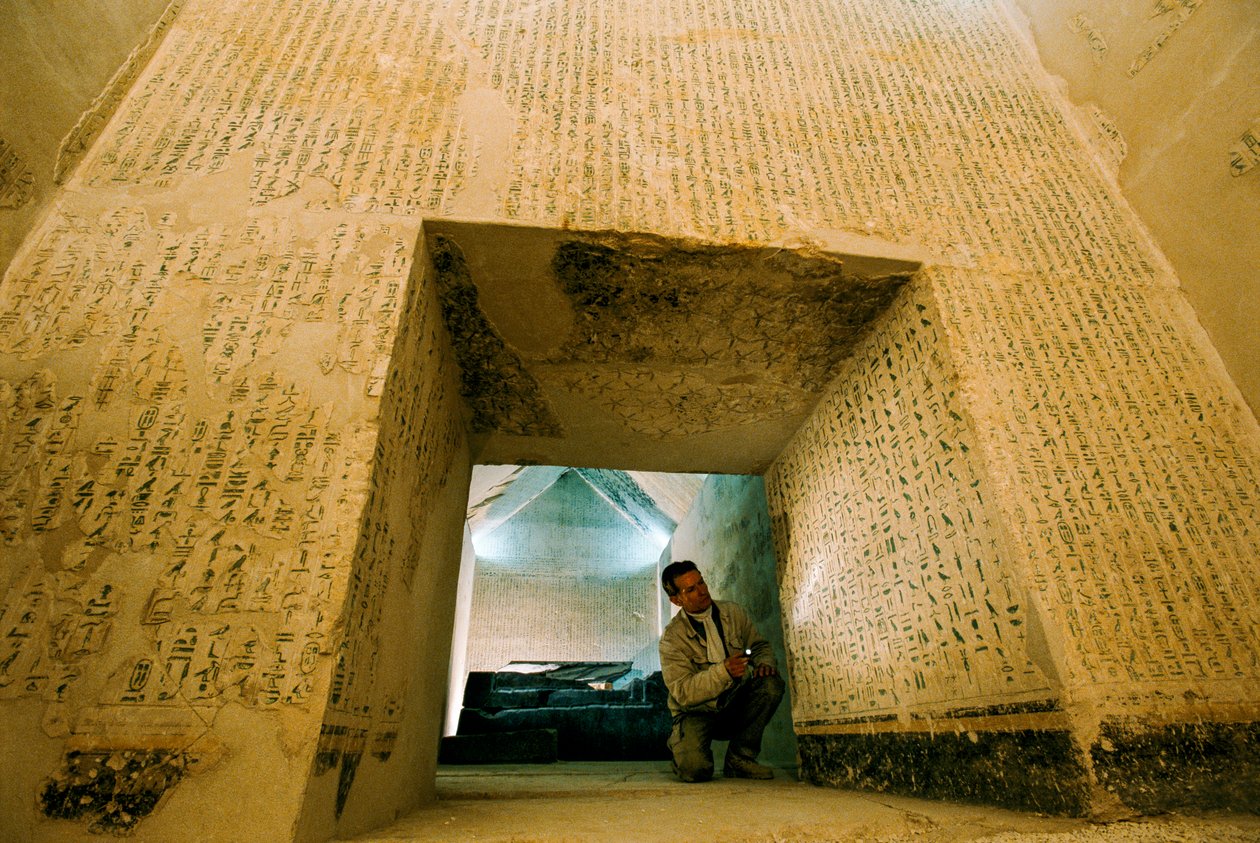 Egipto; Arqueologia; Reino Antigo; Saqqara, Audran Labrousse, Missão Francesa, Pepi I, Túmulo de Kenneth Garrett