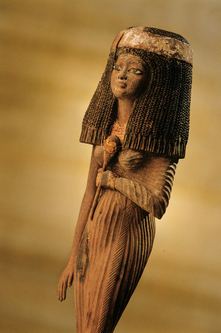 Figura funerária de Lady Resi; estatueta; reinado de Amenhotep III. Resi era filha de..., 2009 (foto) de Kenneth Garrett