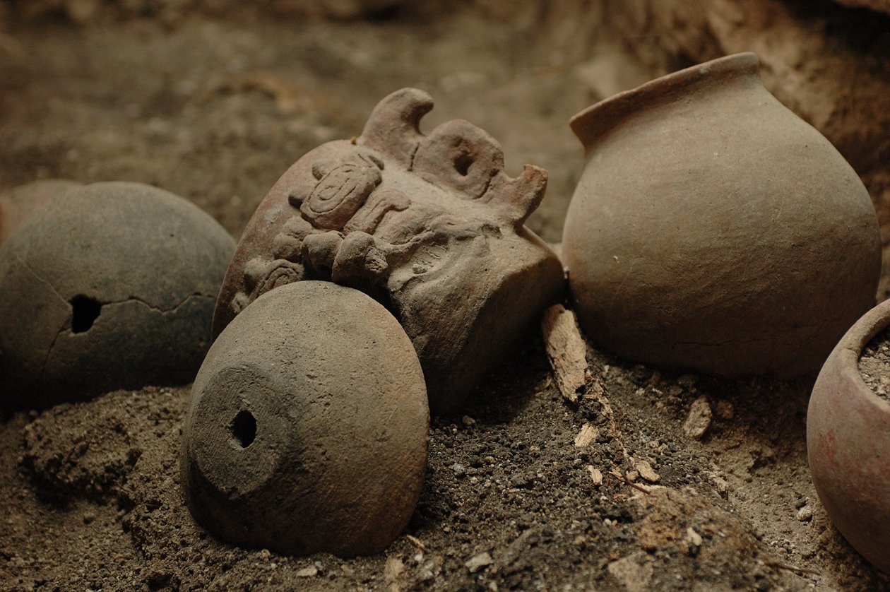 Guatemala; San Bartolo; Murais Maya, Maya, 2002 (foto) de Kenneth Garrett