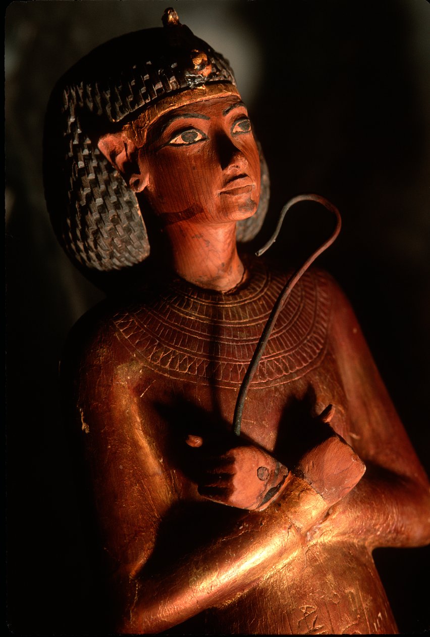Museu de Luxor; Egipto, Rei Tut, Tutankhamun, Tutankhamen, Ushabti, 2001 (foto) de Kenneth Garrett