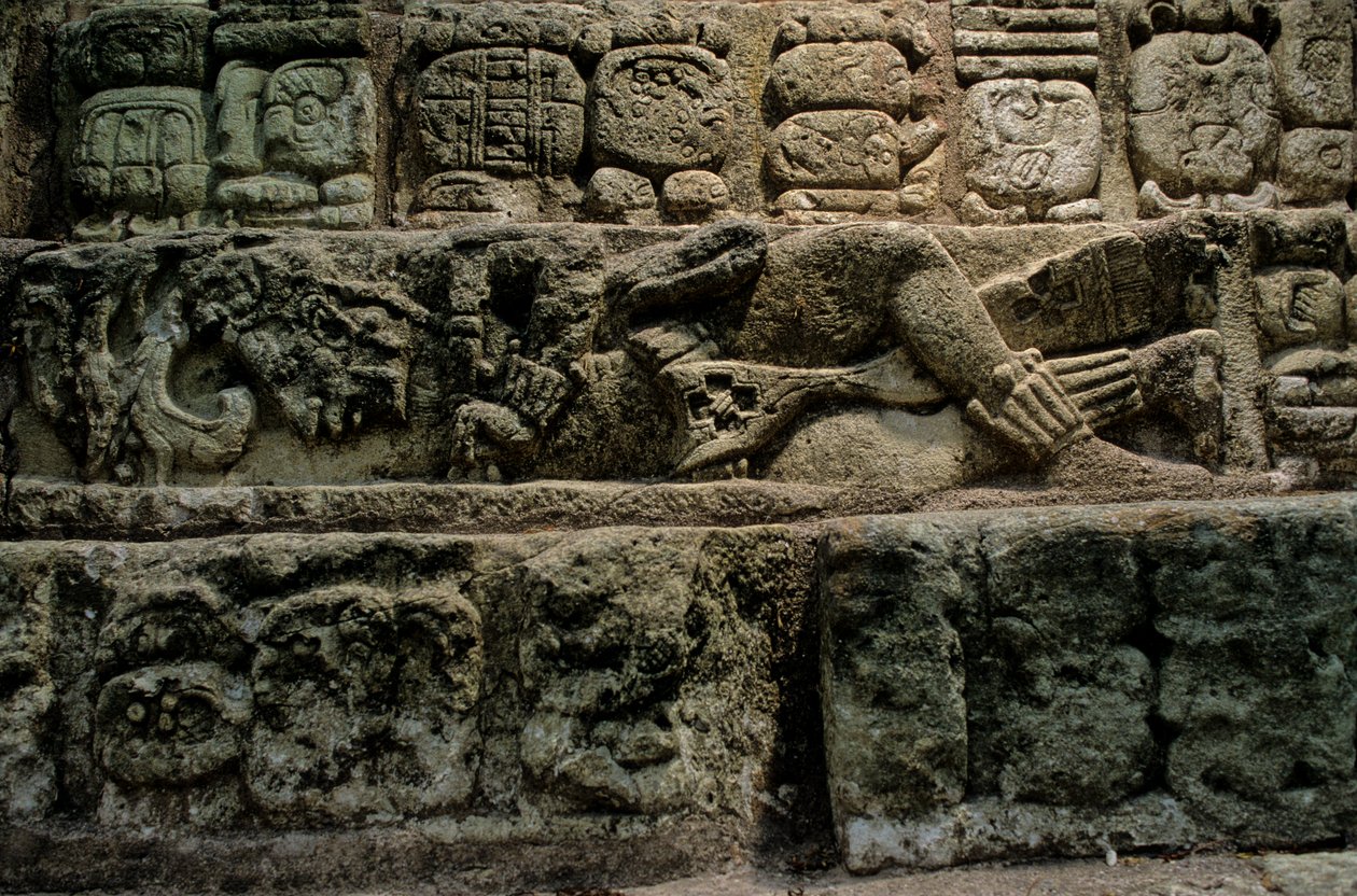 Maya; Copan; Honduras de Kenneth Garrett