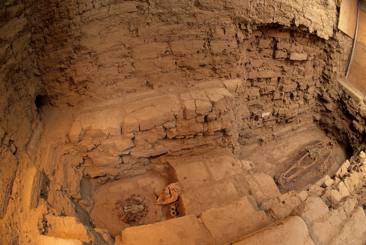 Moche; Enterros; Huaca Dos Cabezas-Jecetepeque, Chris Donovan de Kenneth Garrett