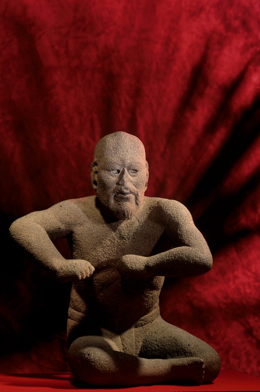 Enigma Olmeca; Estatueta; Lutador; NMAH; México de Kenneth Garrett