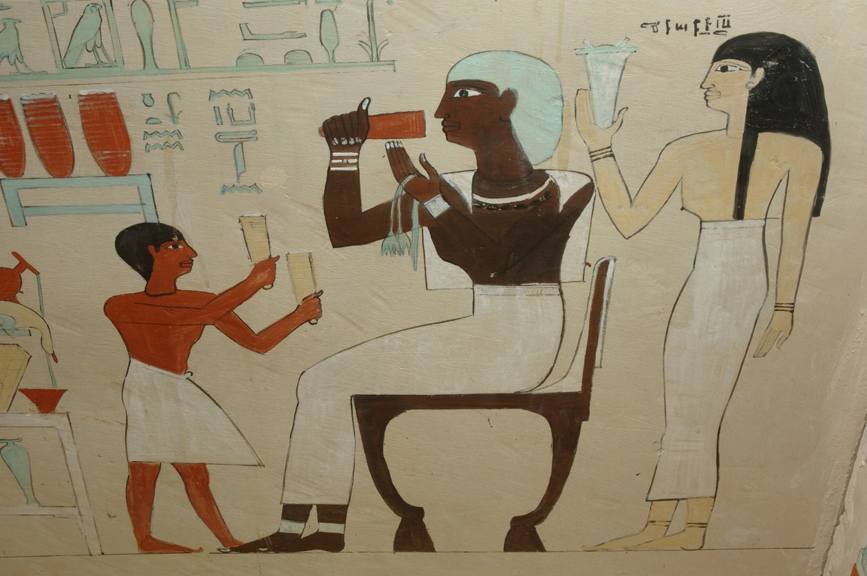 Sarcófago de Ashayt, pormenor, Faraós Negros, Núbios, Egipto, Museu Egípcio, C..., 2007 (foto) de Kenneth Garrett