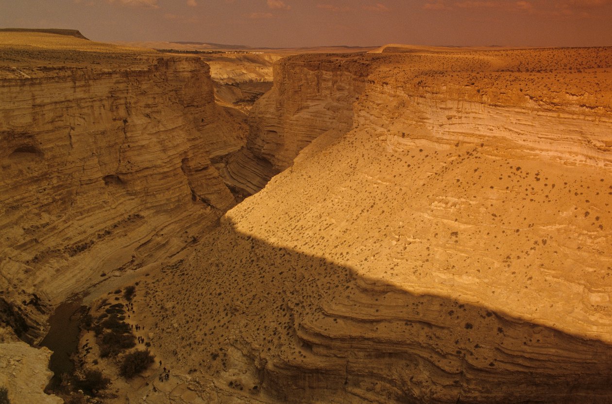 Vale de Zin,Deserto do Negev, Israel, Culturas antigas, EAME, Idade do Cobre de Kenneth Garrett