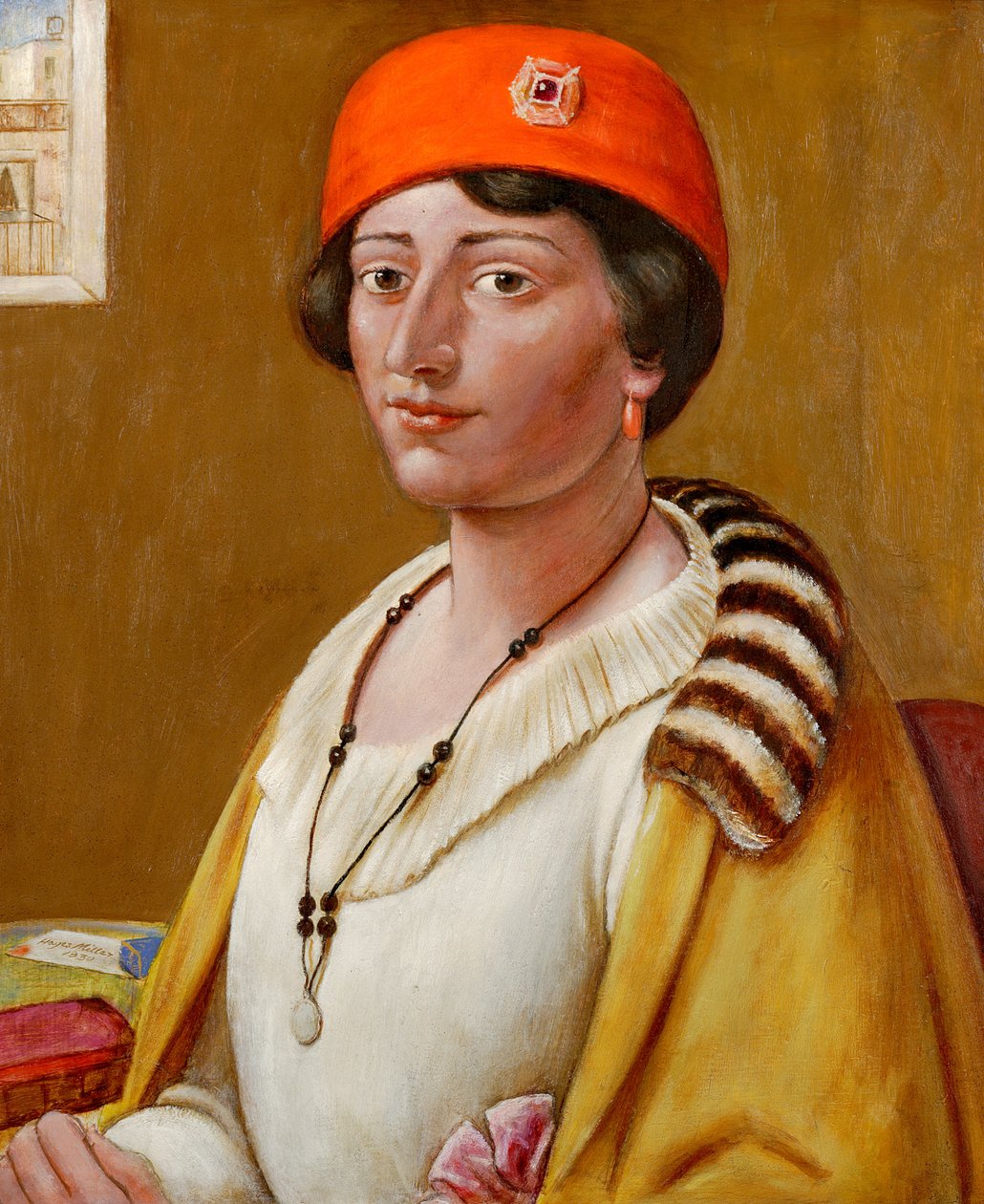 Turbano Vermelho de Kenneth Hayes Miller