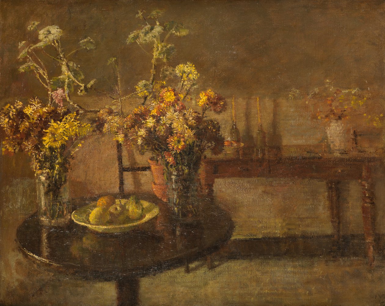 Golden Mood (óleo sobre tela) de Kenneth Newton