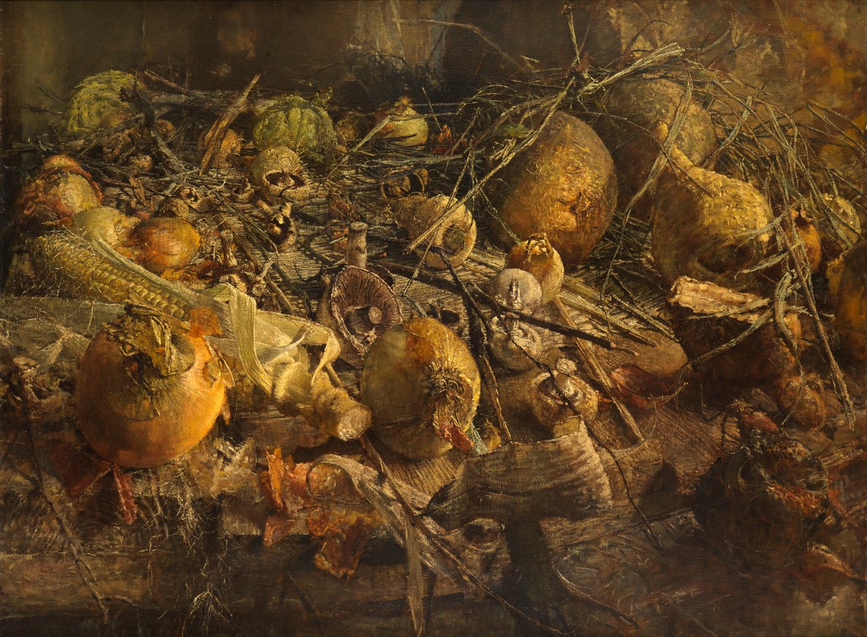 Natureza-Morta com Cebola (óleo sobre tela) de Kenneth Newton