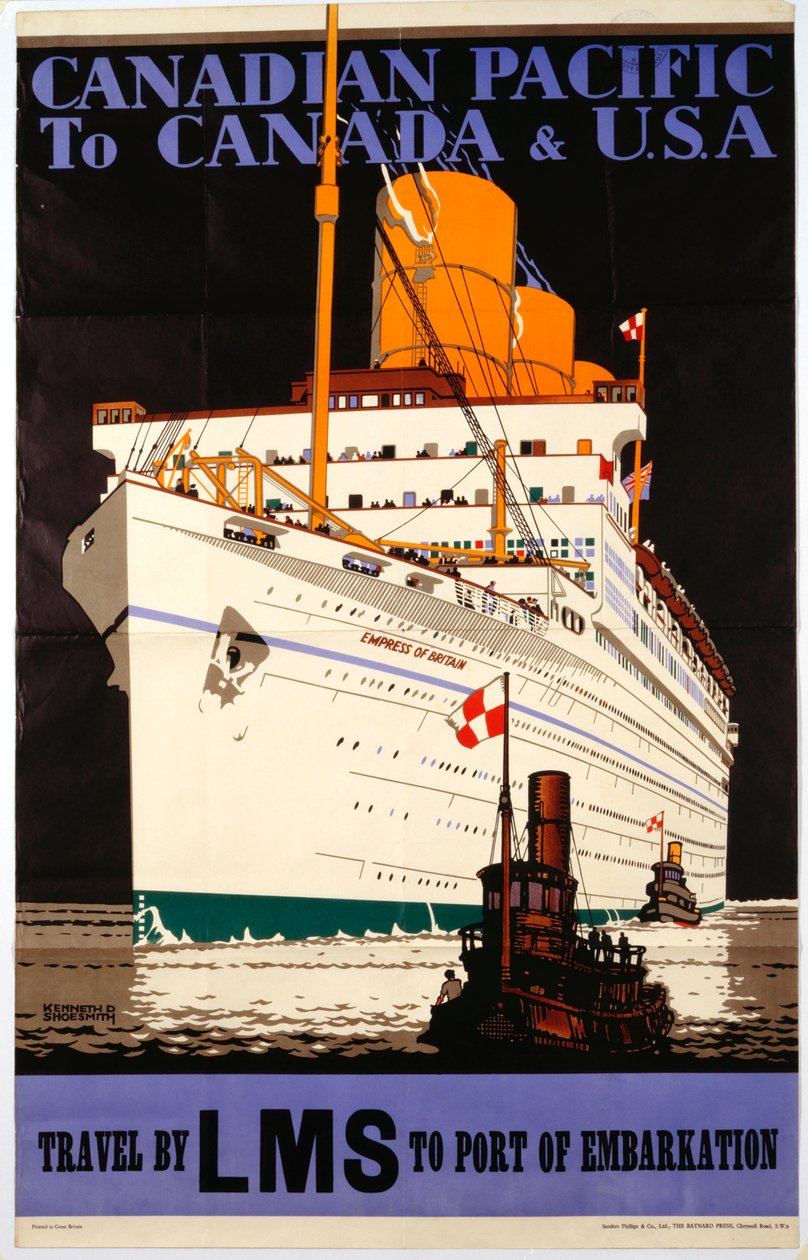 Pacífico canadense para Canadá e EUA de Kenneth Shoesmith