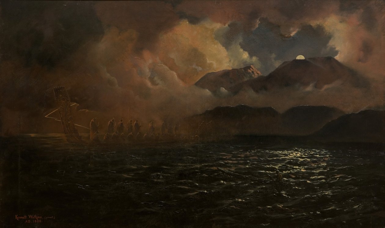 O Fantasma Canoe - Uma Lenda do Lago Tarawera de Kennett Watkins