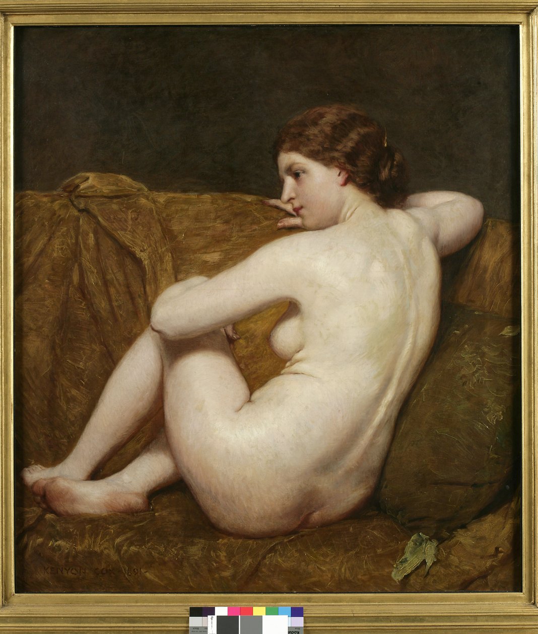 Uma loira, 1891 de Kenyon Cox