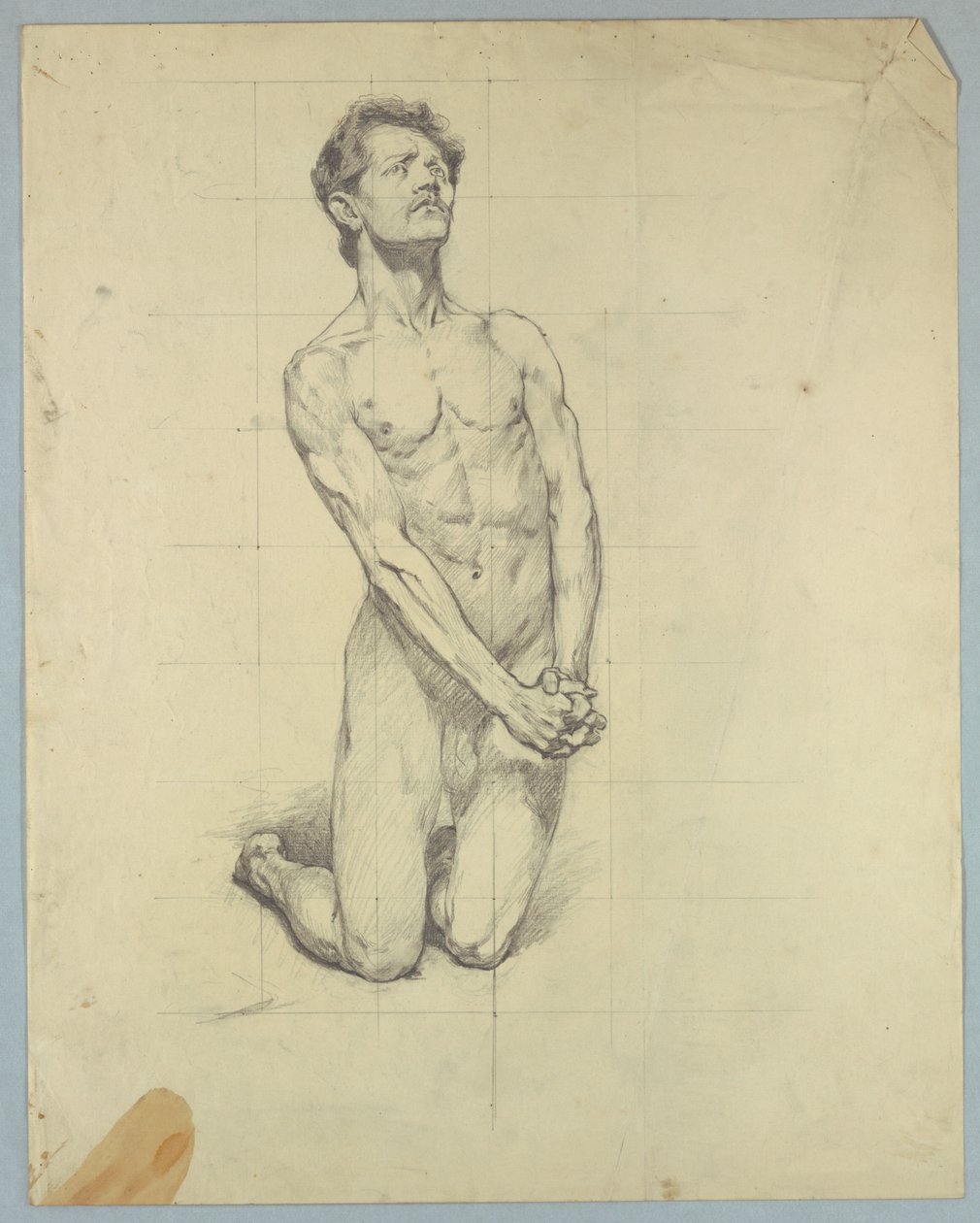 Estudo da Figura para "A Tentação de Santo Antônio" de Kenyon Cox