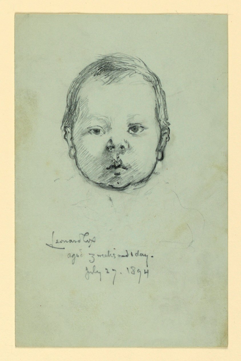 Retrato de Leonard Cox de Kenyon Cox