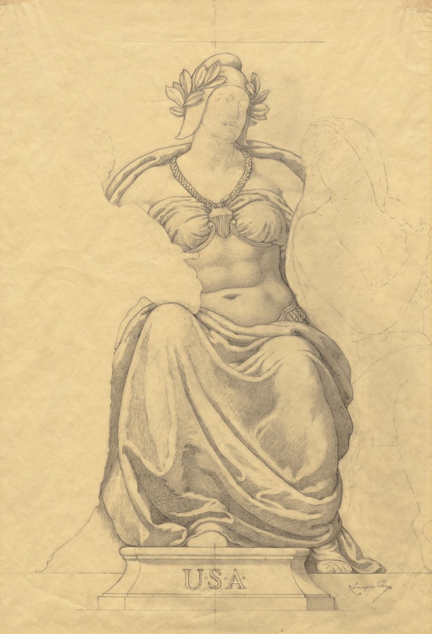 Retrato falado de Kenyon Cox