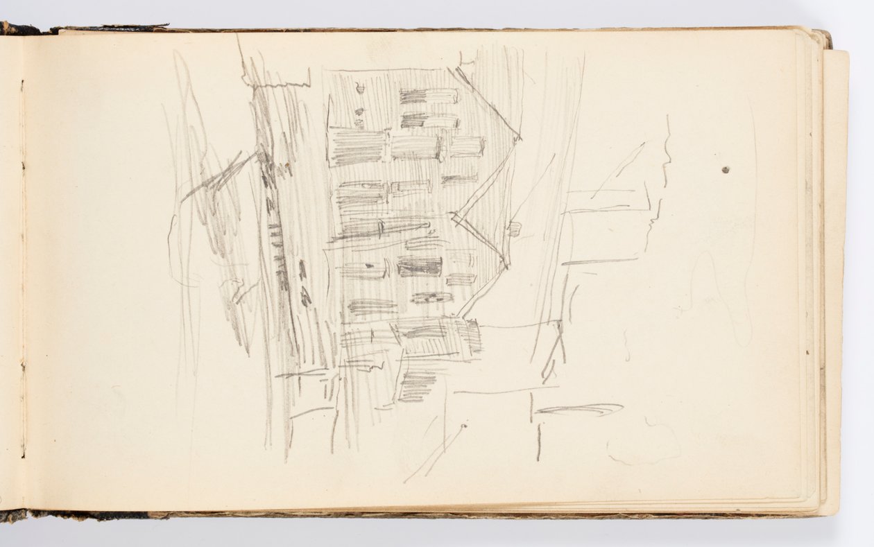 Página do caderno de Kenyon Cox