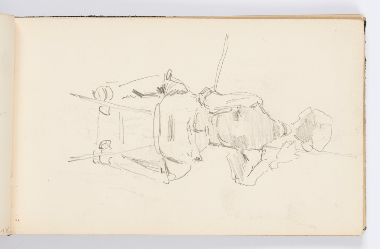 Página do Sketchbook: Artista no Trabalho de Kenyon Cox