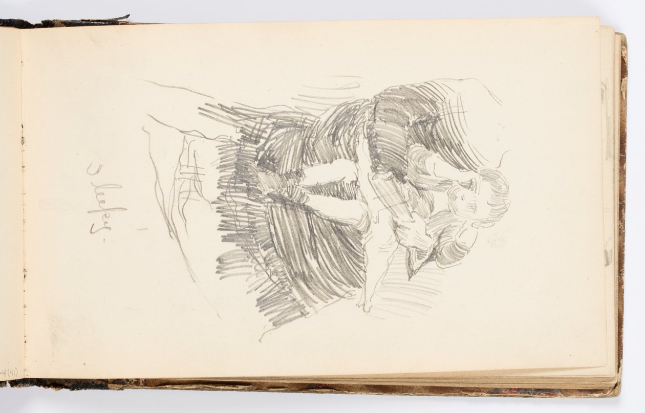 Página do Sketchbook: Sleepy de Kenyon Cox