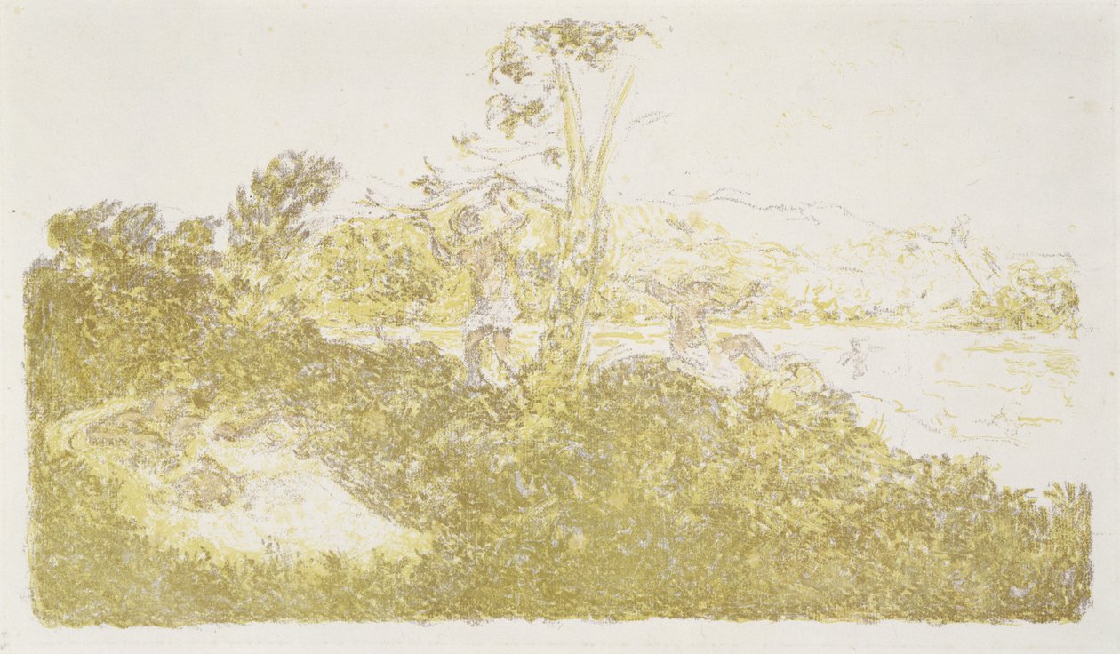 Personagens do Mar (Figuras do Mar), c. 1900 (litografia em cores) de Ker Xavier Roussel
