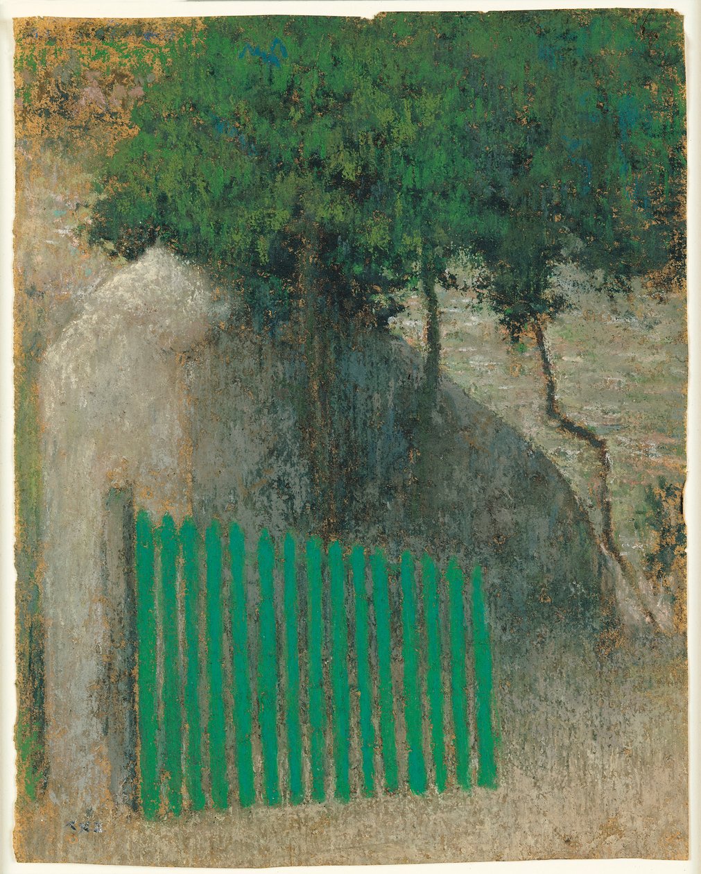 O Portão, c.1892 (pastel sobre papel) de Ker Xavier Roussel