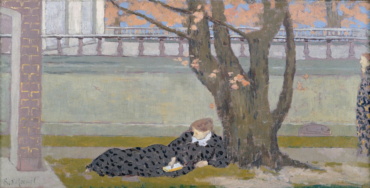 O Terraço das Tulherias, c.1892-3 de Ker Xavier Roussel