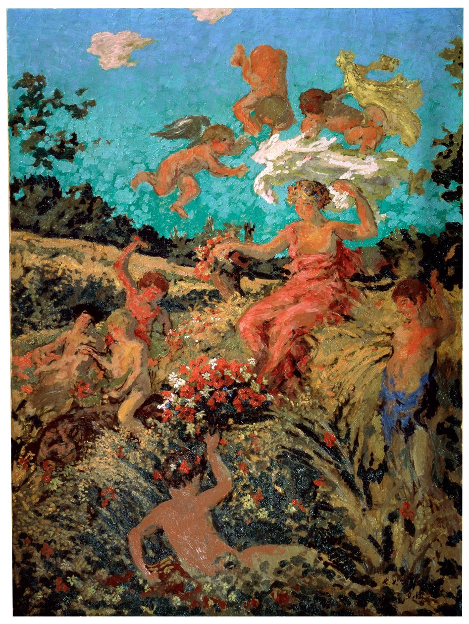 Celebração do país. Verão, c1911-c1913 de Ker Xavier Roussel