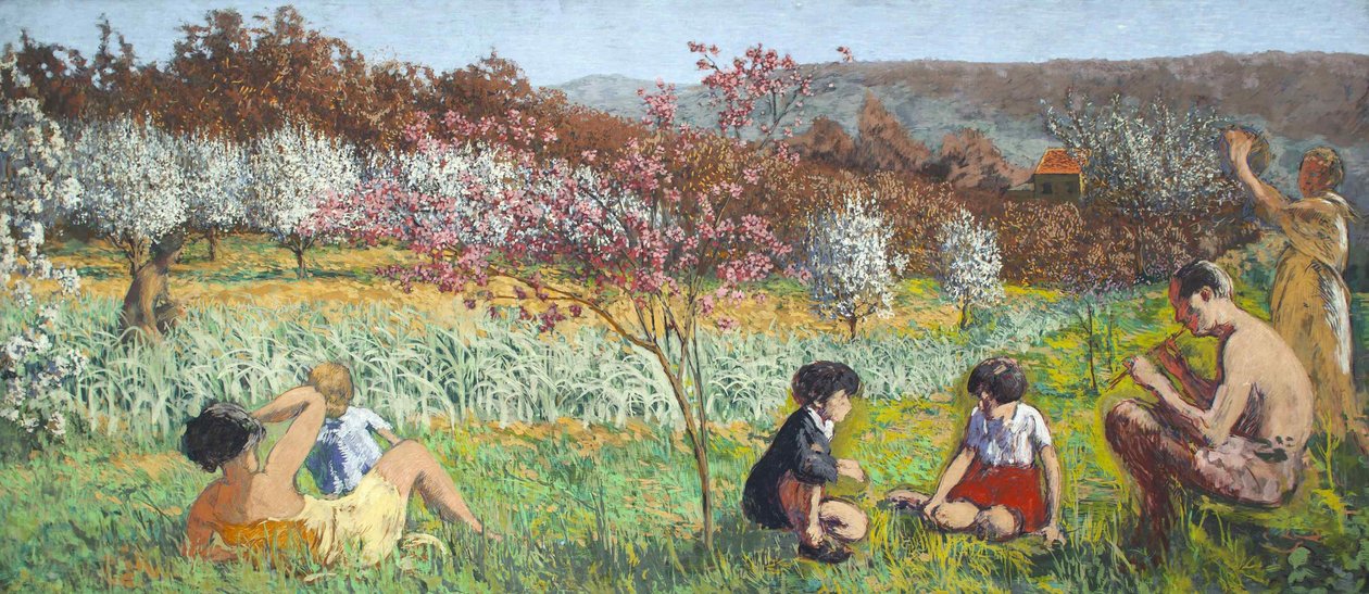 No pomar de Étang-la-Ville. de Ker Xavier Roussel