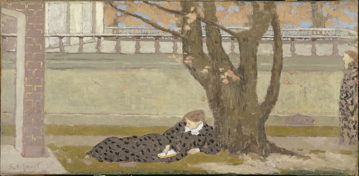 O Terraço, cerca de 1892. de Ker Xavier Roussel