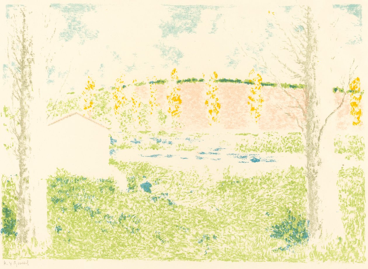 Paisagem com uma casa de Ker Xavier Roussel